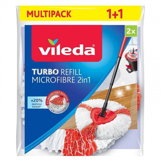 Spin Mop Refill Vileda Turbo 2in1 2 pc(s) Spin Mop Refill Vileda Turbo 2in1 2 pc(s)