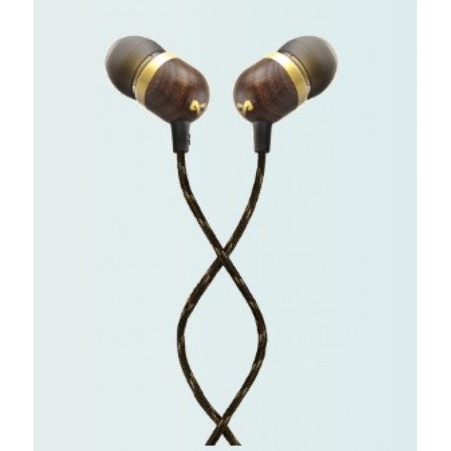 The House Of Marley Smile Jamaica Headset Wired In-ear Calls/Music Brass The House Of Marley Smile Jamaica Headset Wired In-ear Calls/Music Brass