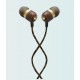 The House Of Marley Smile Jamaica Headset Wired In-ear Calls/Music Brass The House Of Marley Smile Jamaica Headset Wired In-ear Calls/Music Brass
