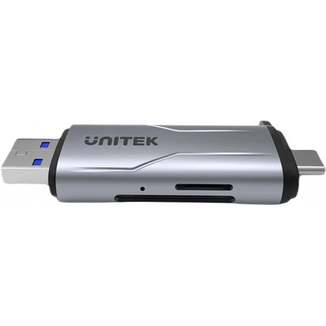 UNITEK R1010A card reader USB 3.2 Gen 1 (3.1 Gen 1) Type-A/Type-C Grey UNITEK R1010A card reader USB 3.2 Gen 1 (3.1 Gen 1) Type-A/Type-C Grey