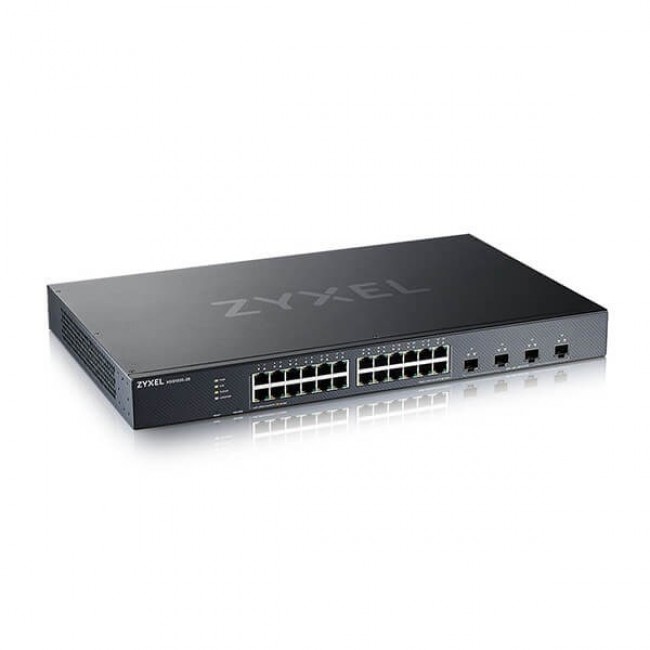 Zyxel XGS1935-28-EU0101F network switch Managed L2+/L3 Gigabit Ethernet (10/100/1000) 1U Black Zyxel XGS1935-28-EU0101F network switch Managed L2+/L3 Gigabit Ethernet (10/100/1000) 1U Black