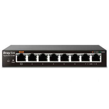 DrayTek VigorSwitch G1080 Managed L2 Gigabit Ethernet (10/100/1000) Black