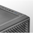 Mars Gaming MC-F Black, ATX Gaming Semitower, Full Tempered Glass Window, Metal-Mesh Front, 4x 120mm ARGB Fans