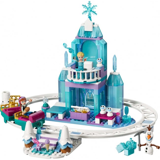 LEGO DISNEY 43281 Elsa's Ice Castle and Snow Ride Adventure