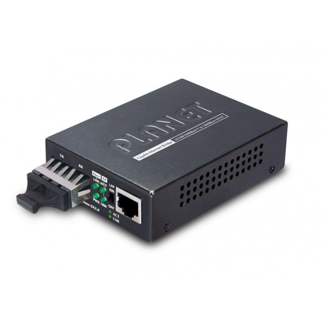 PLANET GT-802 network media converter 1000 Mbit/s 850 nm Black