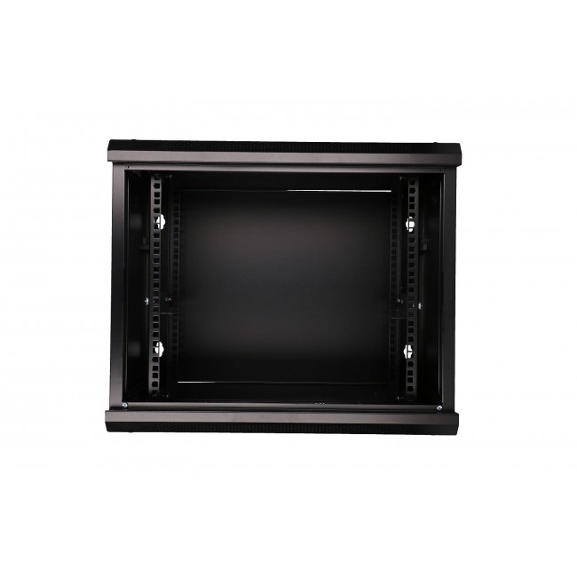 Extralink Rackmount cabinet 9U 600x600 Black wall mounted