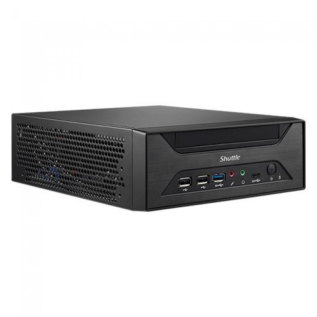Shuttle XPC slim Barebone XH610 - S1700, Intel H610, 1xDP, 1xHDMI, 1x VGA, 2x COM (RS232), 2x LAN (2.5G and 1G), 1x slim5.25