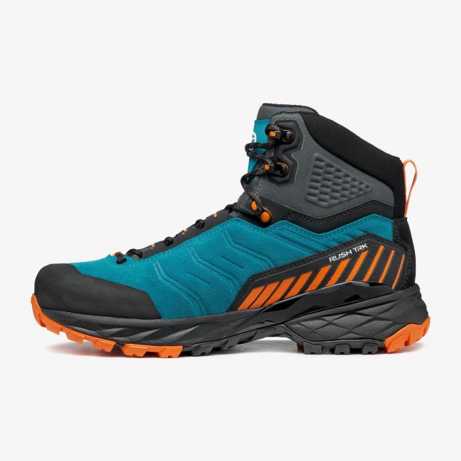Shoes rush trk gtx-pagoda blue-mango-42 SCARPA