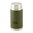 M-Tac UN-R02-750A Food thermos with foldable stainless steel spoon, 750 ml, olive green M-Tac UN-R02-750A Food thermos with foldable stainless steel spoon, 750 ml, olive green