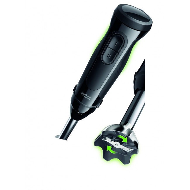 Braun MultiQuick 3 MQ30201M 0.6 L Immersion blender 900 W Black, Satin steel