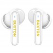 Buxton BTW 7200 White Tuya - In-ear wireless earphones with charging case, white