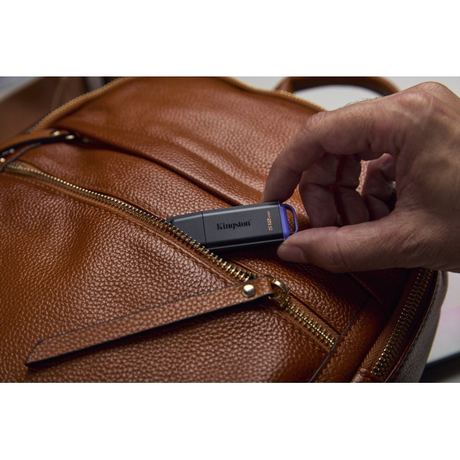 Kingston Technology DataTraveler 512GB Portable USB 3.2 Gen 1 Exodia Black/Purple Kingston Technology DataTraveler 512GB Portable USB 3.2 Gen 1 Exodia Black/Purple