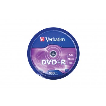 Verbatim DVD+R Matt Silver 4.7 GB 100 pc(s)