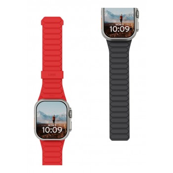 Urban Armor Gear 19416111319B smart wearable accessory Strap Ash, Red Silicone