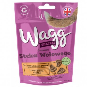 WAGG Treats Beef steak - dog treat - 125g