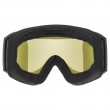 Uvex 5501822130 winter sport goggles Black Unisex Mirror Cylindrical(flat) lens
