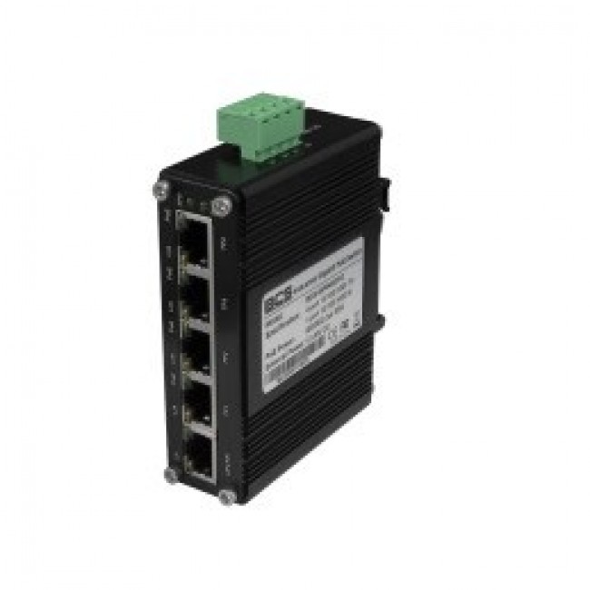 BCS ISP04G01G Gigabit Ethernet (10/100/1000) Power over Ethernet (PoE) Black