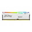 Kingston Technology FURY Beast 128GB 5600MT/s DDR5 CL40 DIMM (Kit of 4) White RGB XMP Kingston Technology FURY Beast 128GB 5600MT/s DDR5 CL40 DIMM (Kit of 4) White RGB XMP
