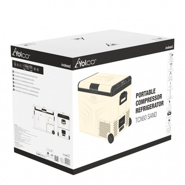 YOLCO TCX60 Sand Portable compressor fridge YOLCO TCX60 Sand Portable compressor fridge