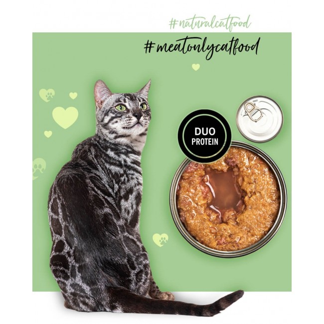 3COTY Chicken with goose - wet cat food - 80g 3COTY Chicken with goose - wet cat food - 80g