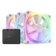 NZXT F120 RGB Triple Pack Computer case Fan 12 cm White 3 pc(s) NZXT F120 RGB Triple Pack Computer case Fan 12 cm White 3 pc(s)