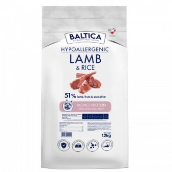BALTICA Nutraceutic Hypoallergenic S Lamb with rice - dry dog food - 12kg