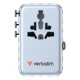 Verbatim Charge 'n' Travel 100W Universal Travel Adapter with retractable cable Blue Verbatim Charge 'n' Travel 100W Universal Travel Adapter with retractable cable Blue