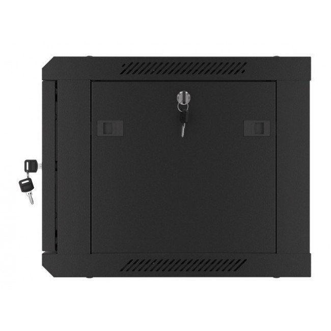 Lanberg WF01-6406-00B rack cabinet 6U Wall mounted rack Black