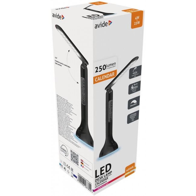 Avide ABLDLRGB-CALENDAR-4W-BL table lamp LED Black