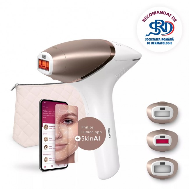 Philips BRI973/00 light hair remover Intense pulsed light (IPL) Rose gold, White