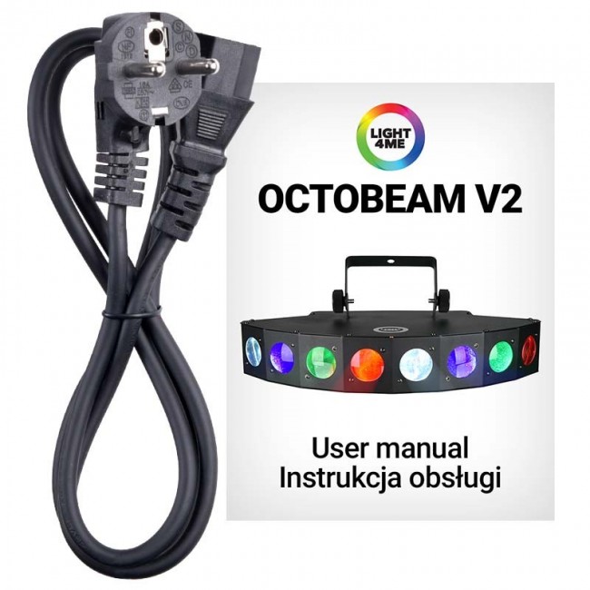 LIGHT4ME OCTOBEAM V2 disco effect LED spotlight LIGHT4ME OCTOBEAM V2 disco effect LED spotlight