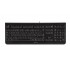 CHERRY KC 1000 keyboard Universal USB AZERTY Belgian Black