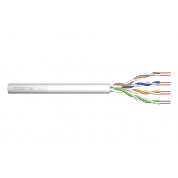 DIGITUS Cat.5e, U/UTP, Eca, AWG 24/1, PVC, 50m, Grey Installation Cable