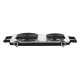 Clatronic DKP 3668 E Black,Stainless steel Countertop Sealed plate 2 zone(s) Clatronic DKP 3668 E Black,Stainless steel Countertop Sealed plate 2 zone(s)