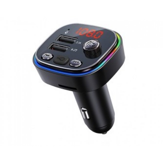 Vakoss TC-B439K FM transmitter 87.5 - 108 MHz Bluetooth/USB Black Vakoss TC-B439K FM transmitter 87.5 - 108 MHz Bluetooth/USB Black