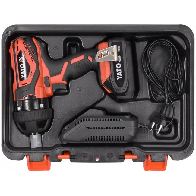 YATO KLUCZ UDAROWY 18V 1/2 300Nm 1x2,0Ah LI-ION 82804 YATO KLUCZ UDAROWY 18V 1/2 300Nm 1x2,0Ah LI-ION 82804