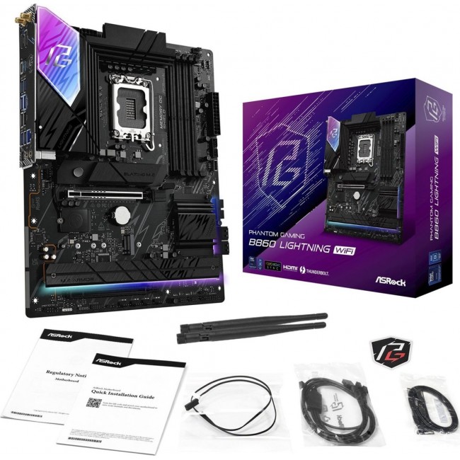 Motherboard - ASRock B860 Lightning WiFi Motherboard - ASRock B860 Lightning WiFi