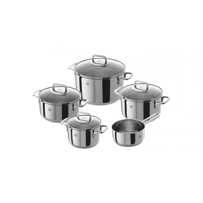 Set of 5 Zwilling Quadro pots Set of 5 Zwilling Quadro pots