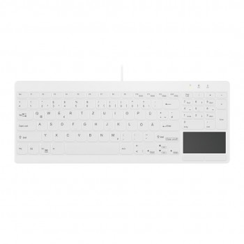 Contour Design Active Key Contour QuickClean Medical Keyboard IP68 Touchpad Compact Wired White DE C7412