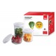 Solis 92278 food storage container Other Box Transparent, White 3 pc(s)