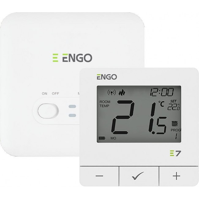 ENGO Controls E7-RFW Wireless Thermostat, White ENGO Controls E7-RFW Wireless Thermostat, White