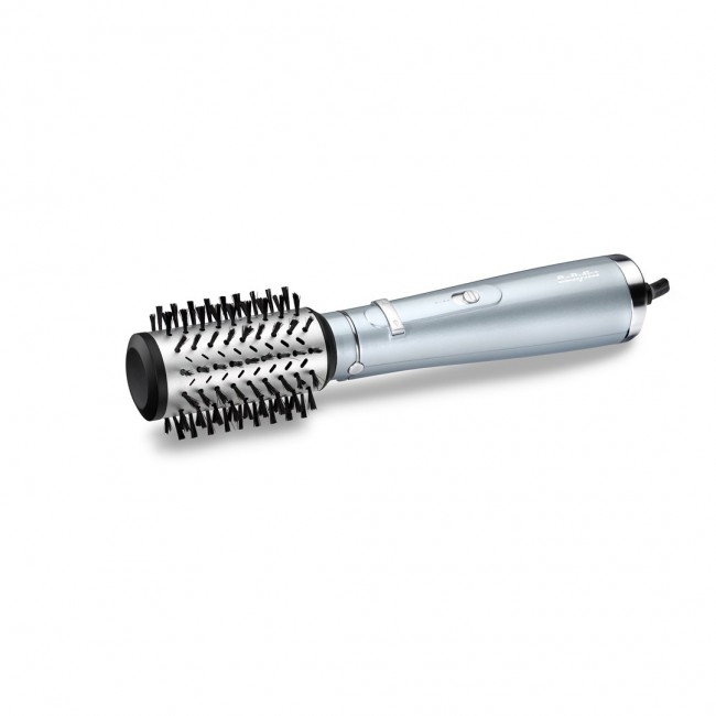 BaByliss Hydro-Fusion Hydro Fusion Air Styler Hot air brush Warm Aqua color, Black, Metallic 700 W 98.4