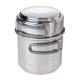 ESBIT Cookset w. alc. burner, jar, stainless steel