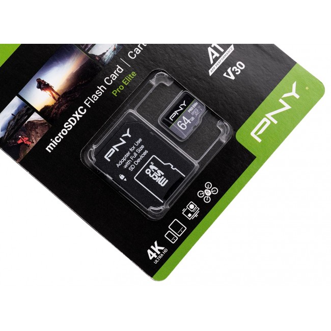 PNY PRO Elite 64 GB MicroSDXC UHS-I Class 10