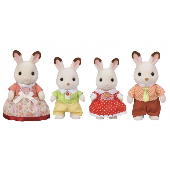 Sylvanian Families Chocolate Rabbit Family