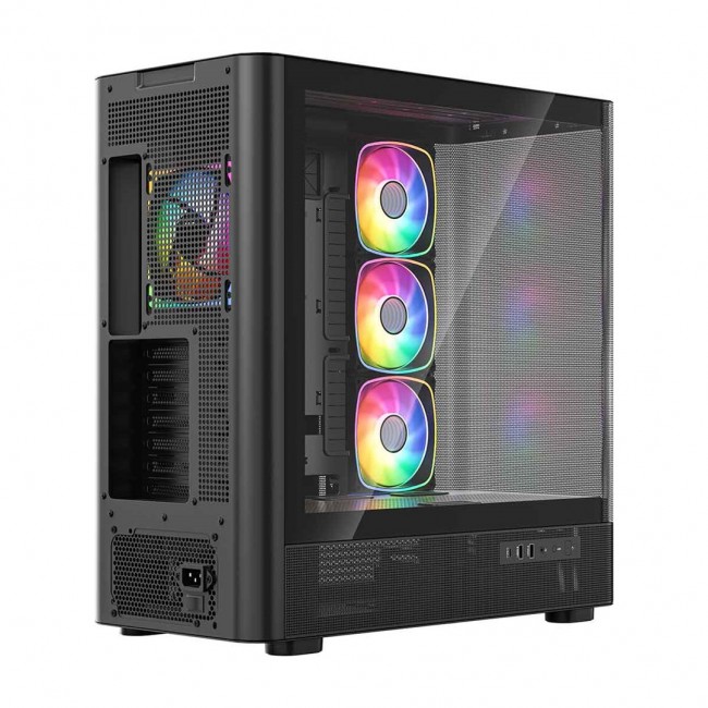 MODECOM Volcano Volcano AQ300 ARGB Midi Black