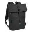 Rivacase Gremio backpack City backpack Black Polyester, Recycled polyethylene terephthalate (rPET)