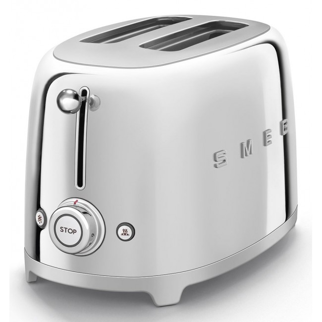 Smeg TSF01SSEU Toaster 2 Slice Chrome Smeg TSF01SSEU Toaster 2 Slice Chrome
