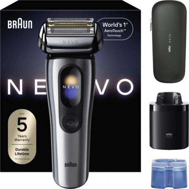 Braun NEVO 917667 men's shaver Foil shaver Trimmer Silver