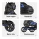 INLINE SKATES NILS EXTREME NA19318 BLACK-BLUE SIZE. M (35-38)